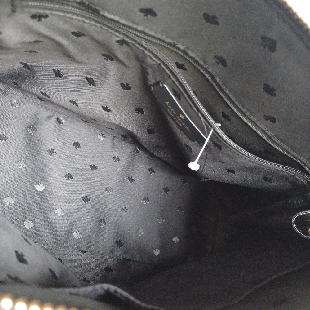 Kate Spade New York Black Patterson Drive Medium Dome Satchel - Picture 6 of 12